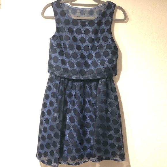 Betsey Johnson Dresses & Skirts - Betsey Johnson blue polka dot dress